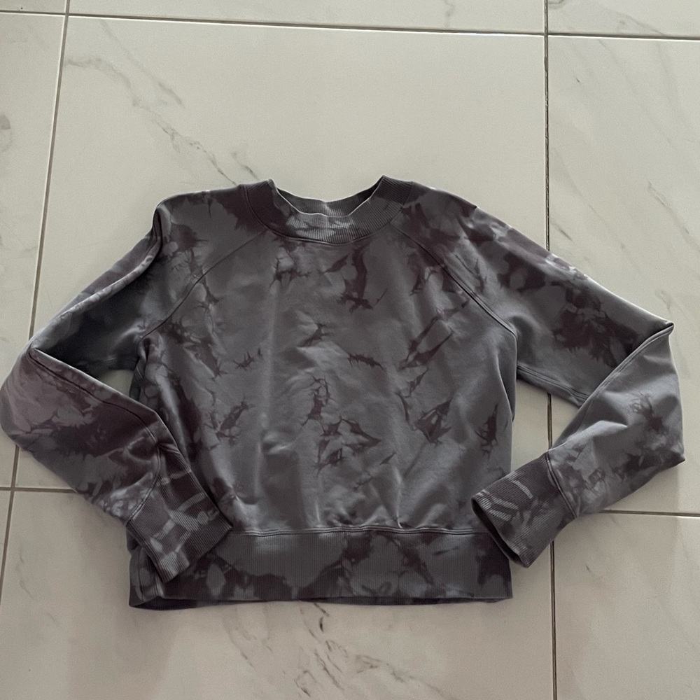LULULEMON TIE DYE READY TO ROLL CREWNECK